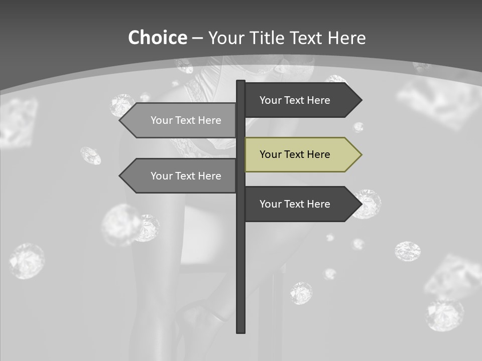 People Person Hair PowerPoint Template