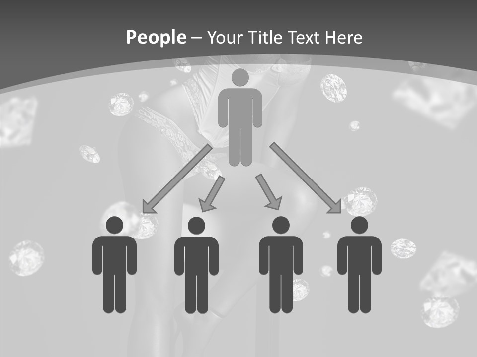 People Person Hair PowerPoint Template