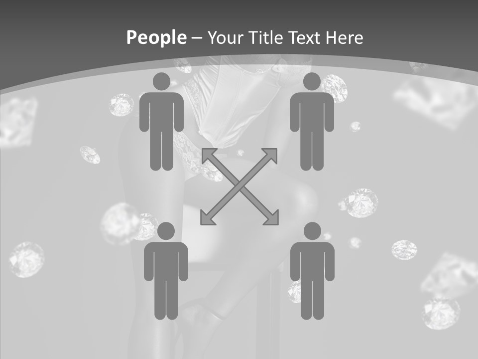 People Person Hair PowerPoint Template