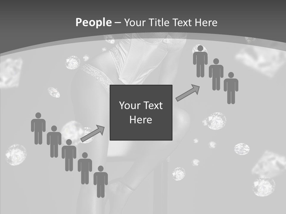 People Person Hair PowerPoint Template