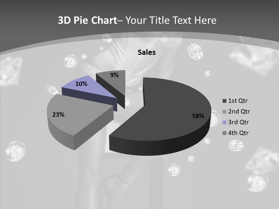 People Person Hair PowerPoint Template