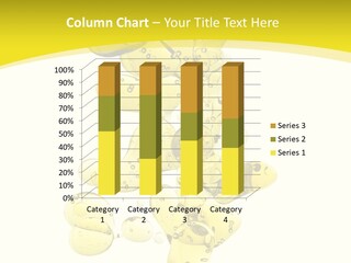 Yellow Liquid Macro PowerPoint Template