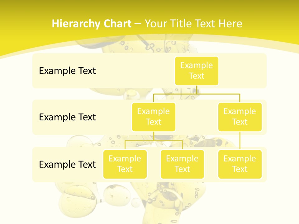 Yellow Liquid Macro PowerPoint Template
