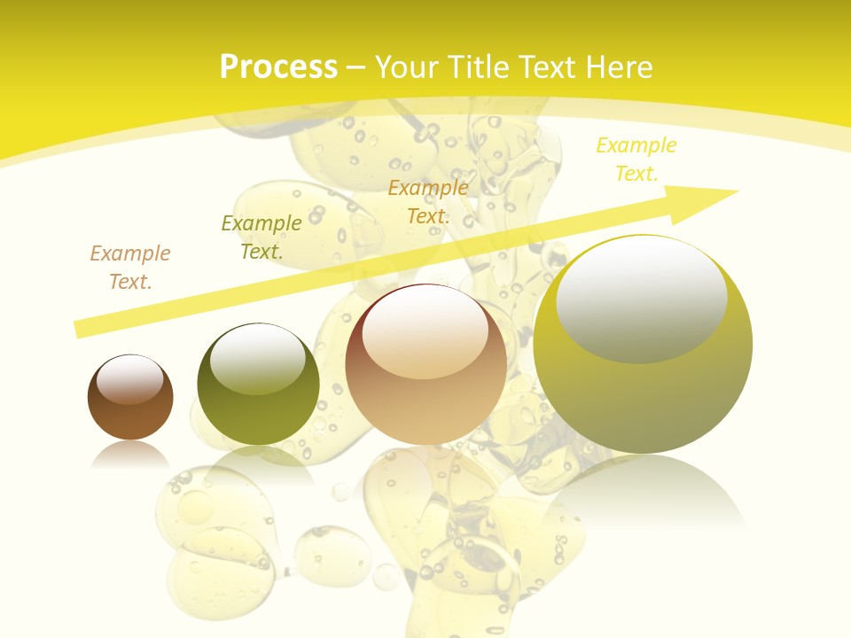 Yellow Liquid Macro PowerPoint Template