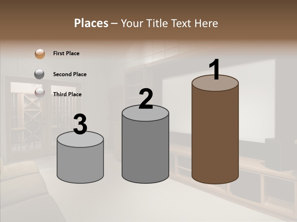 Audio Screen Big PowerPoint Template