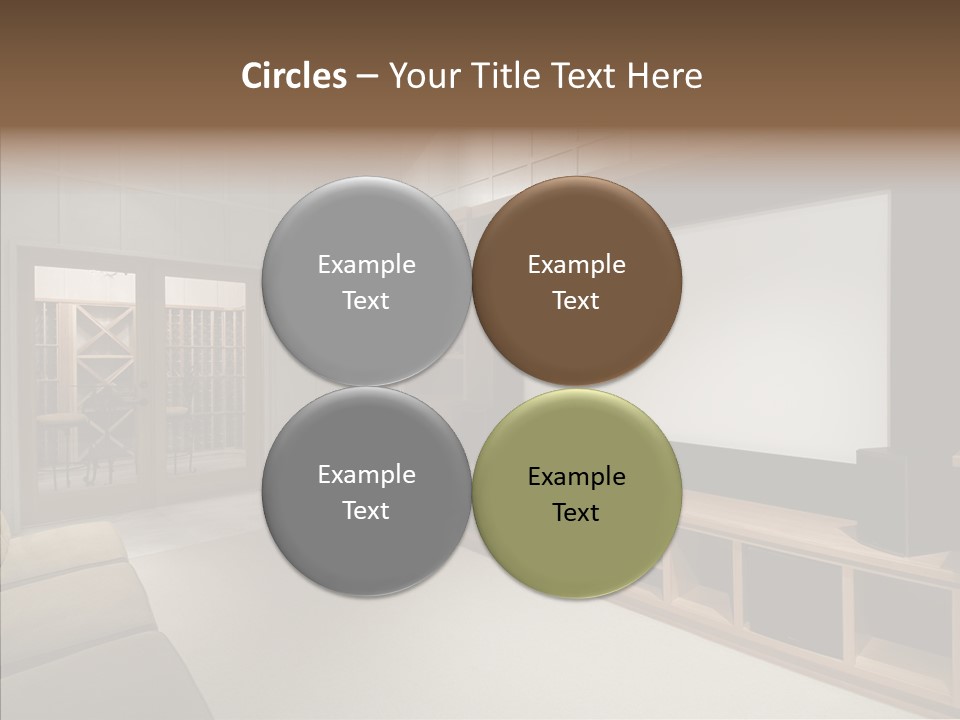 Audio Screen Big PowerPoint Template