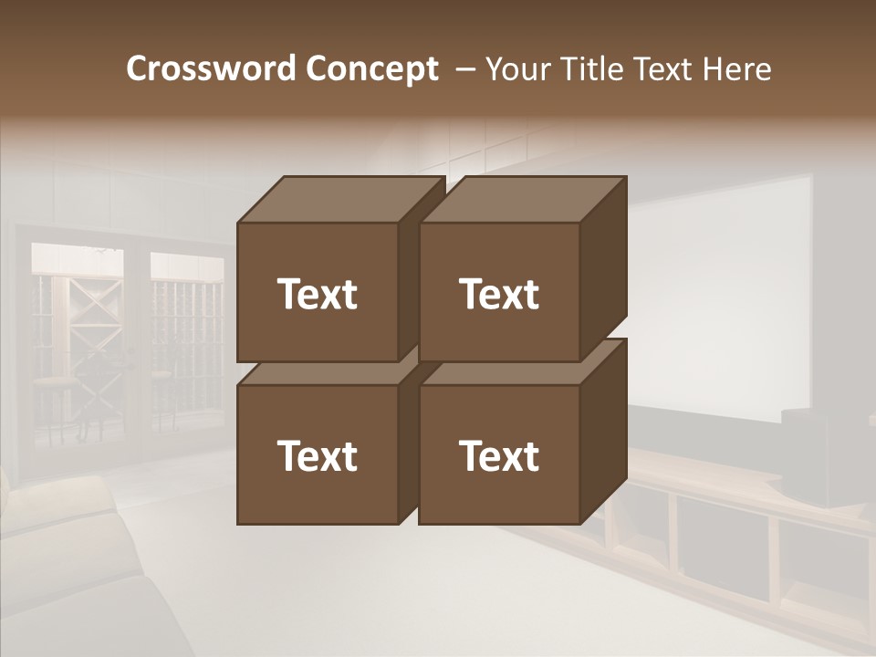 Audio Screen Big PowerPoint Template