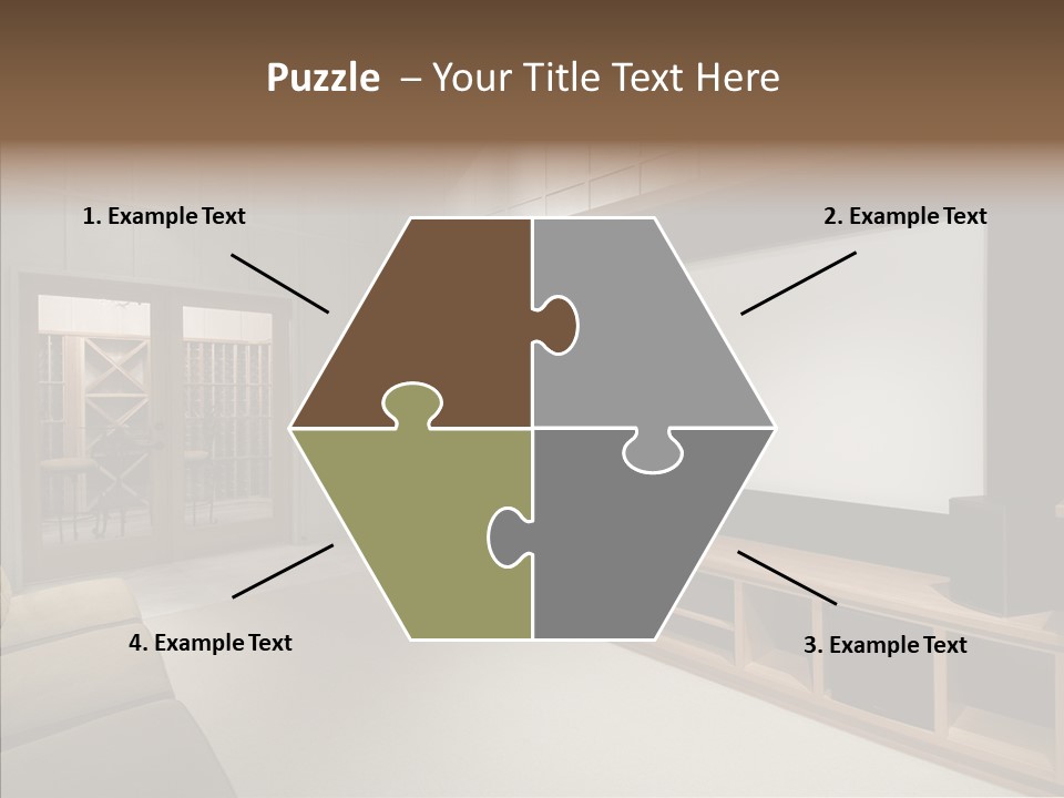 Audio Screen Big PowerPoint Template