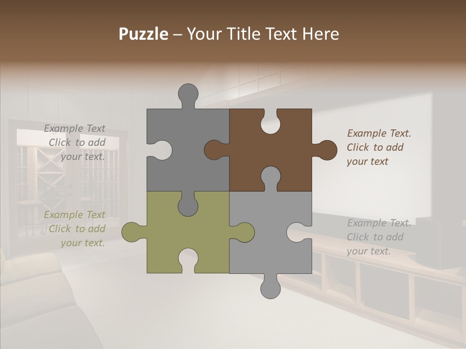 Audio Screen Big PowerPoint Template