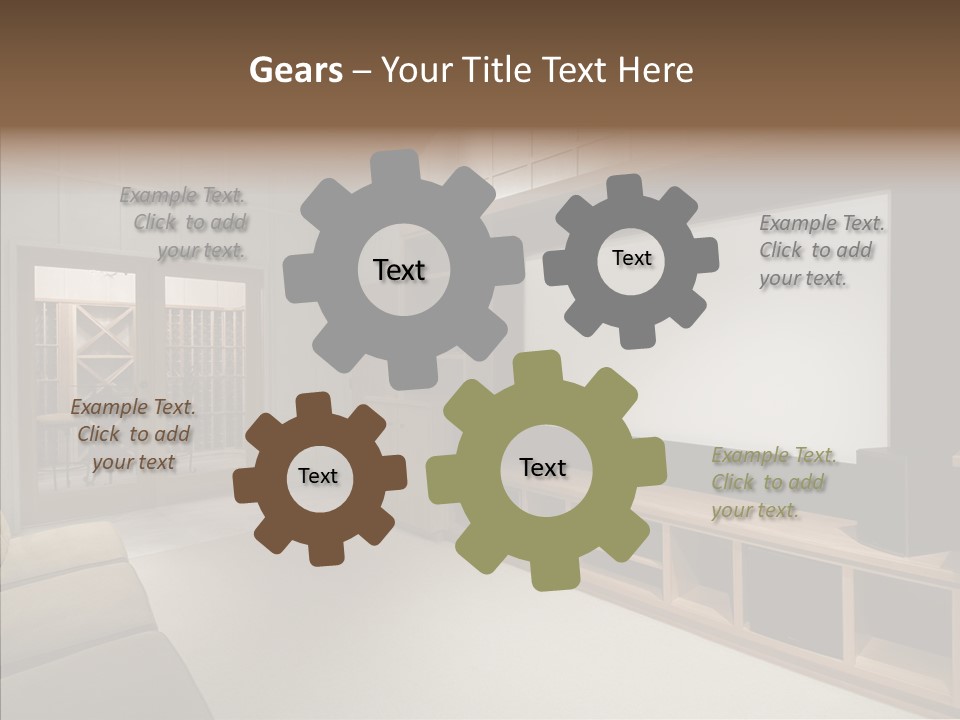 Audio Screen Big PowerPoint Template