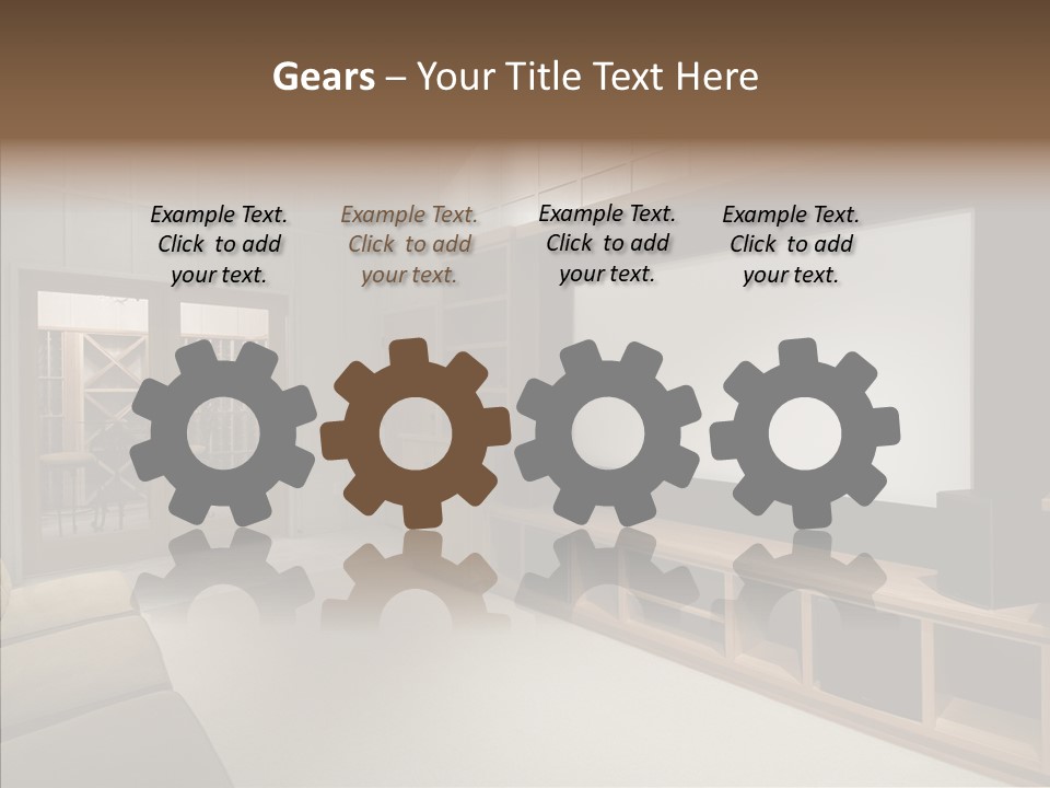 Audio Screen Big PowerPoint Template