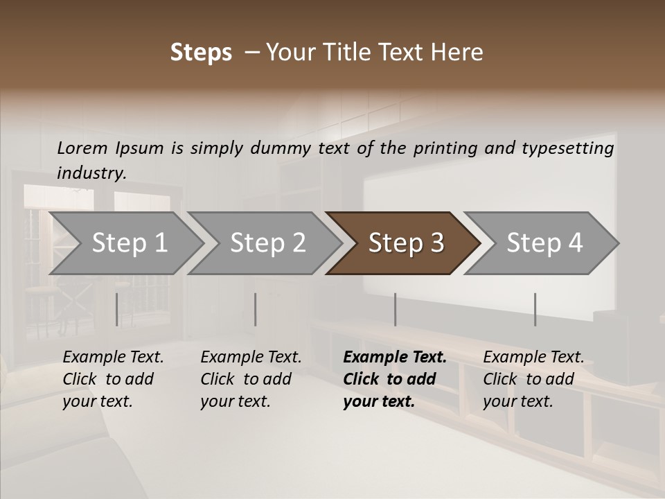 Audio Screen Big PowerPoint Template