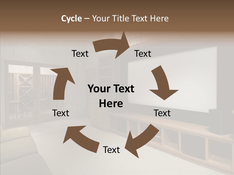 Audio Screen Big PowerPoint Template