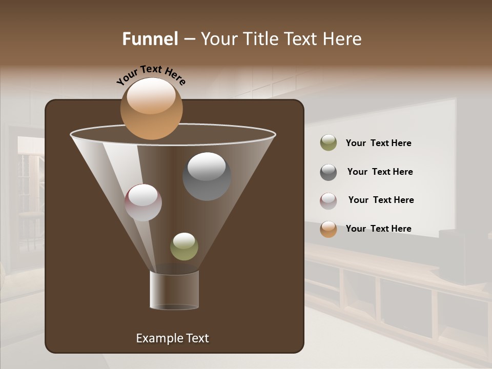 Audio Screen Big PowerPoint Template