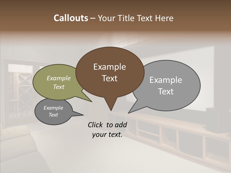 Audio Screen Big PowerPoint Template