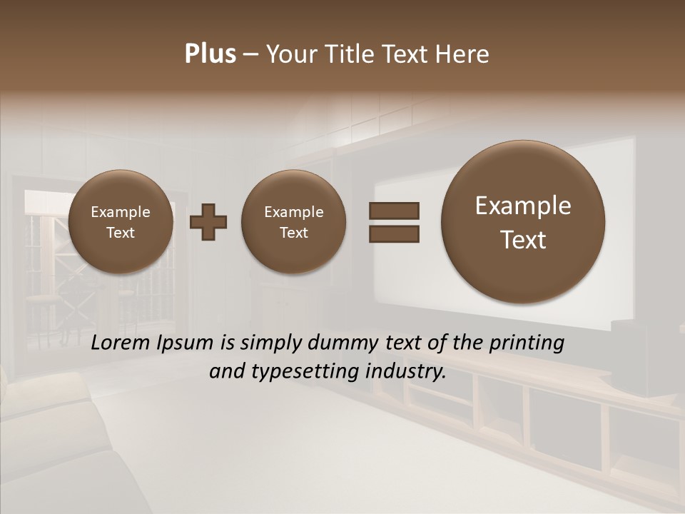 Audio Screen Big PowerPoint Template