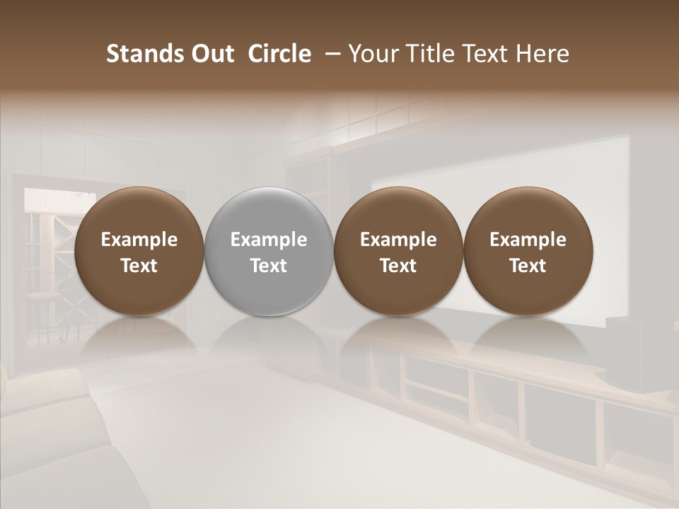 Audio Screen Big PowerPoint Template