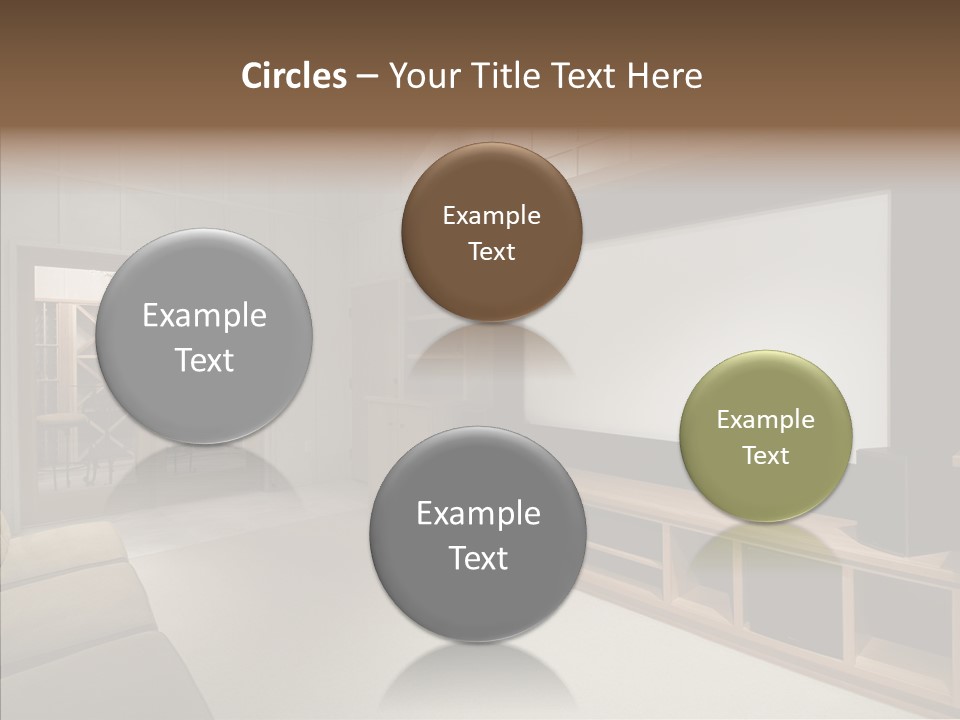 Audio Screen Big PowerPoint Template