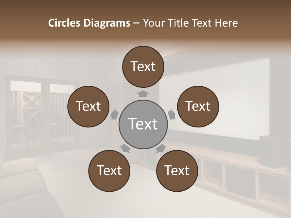 Audio Screen Big PowerPoint Template