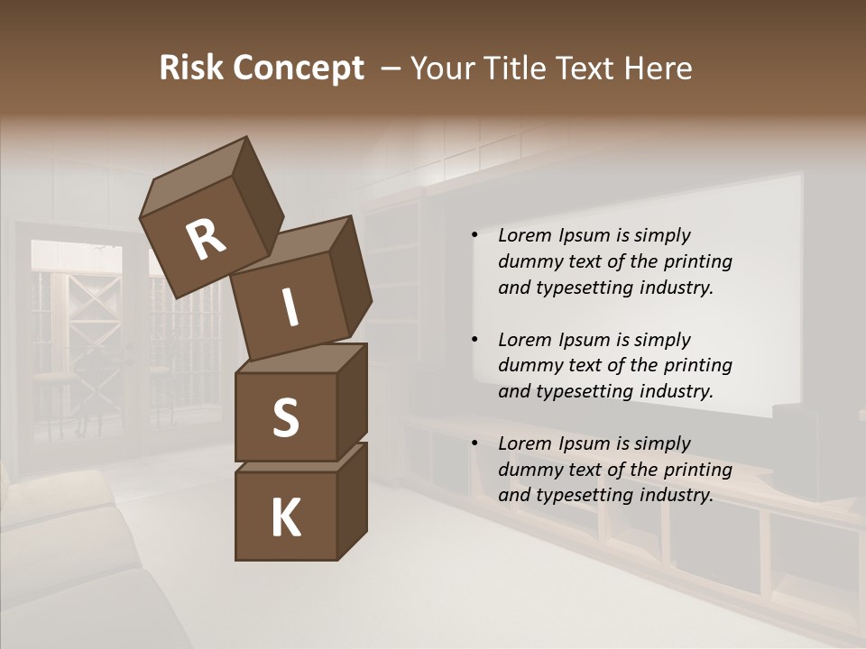 Audio Screen Big PowerPoint Template