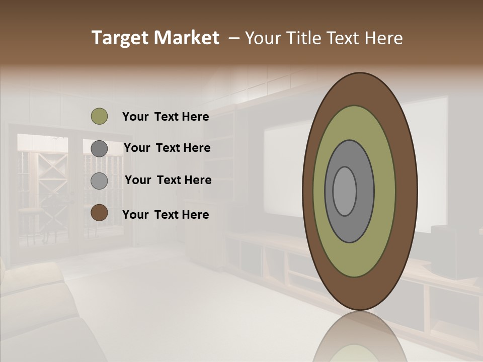 Audio Screen Big PowerPoint Template