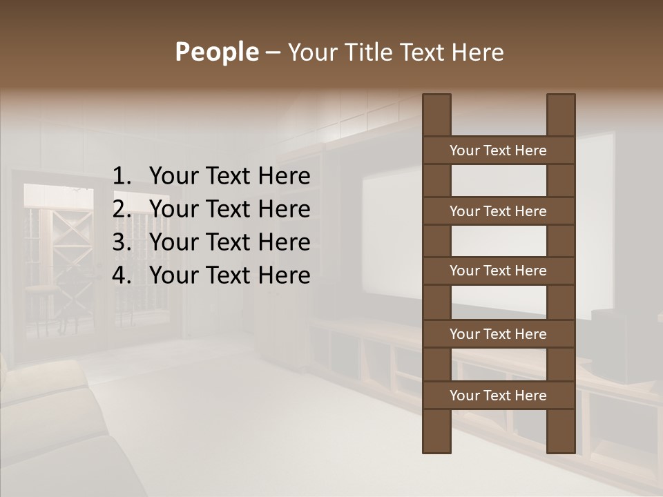 Audio Screen Big PowerPoint Template