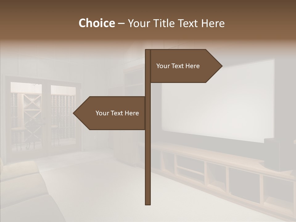 Audio Screen Big PowerPoint Template