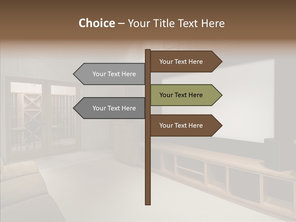 Audio Screen Big PowerPoint Template