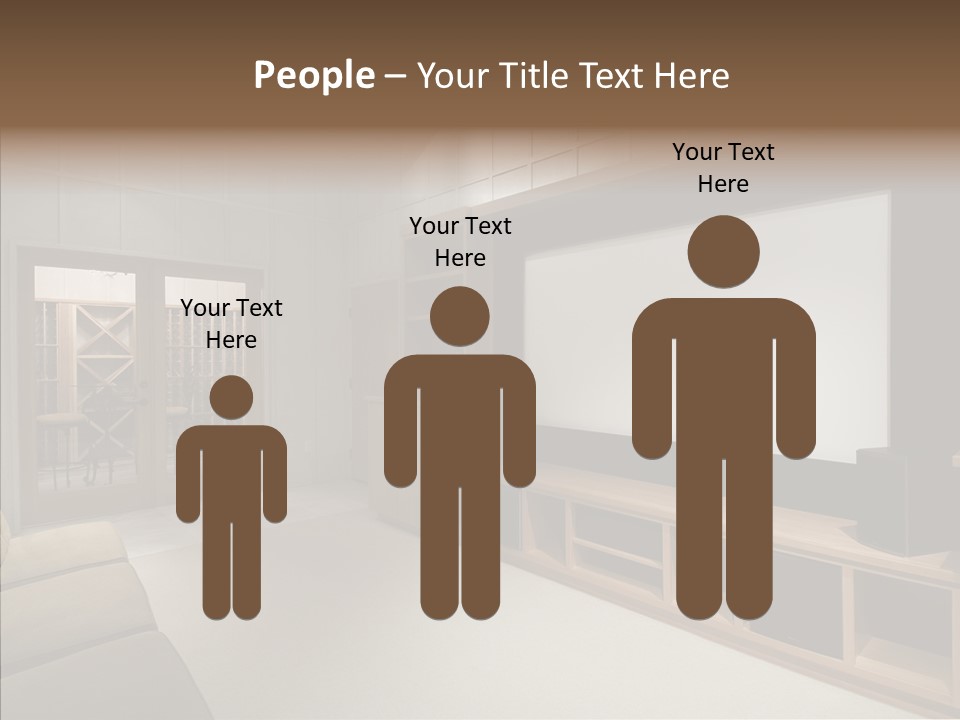 Audio Screen Big PowerPoint Template