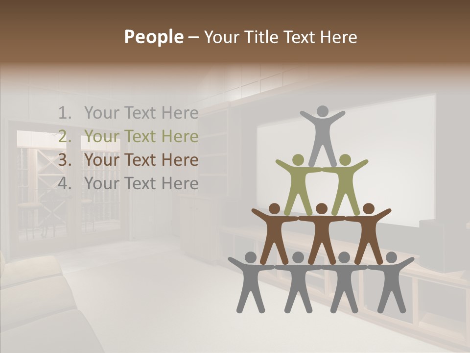 Audio Screen Big PowerPoint Template