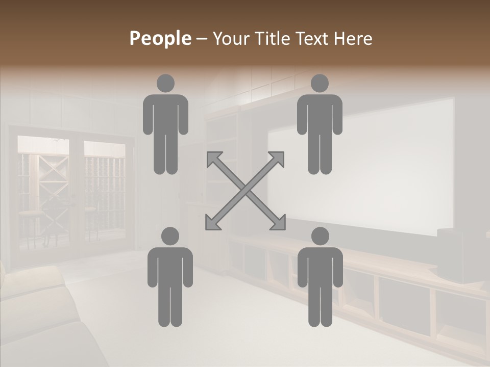 Audio Screen Big PowerPoint Template