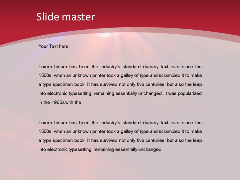 Atmosphere Pub Disco PowerPoint Template