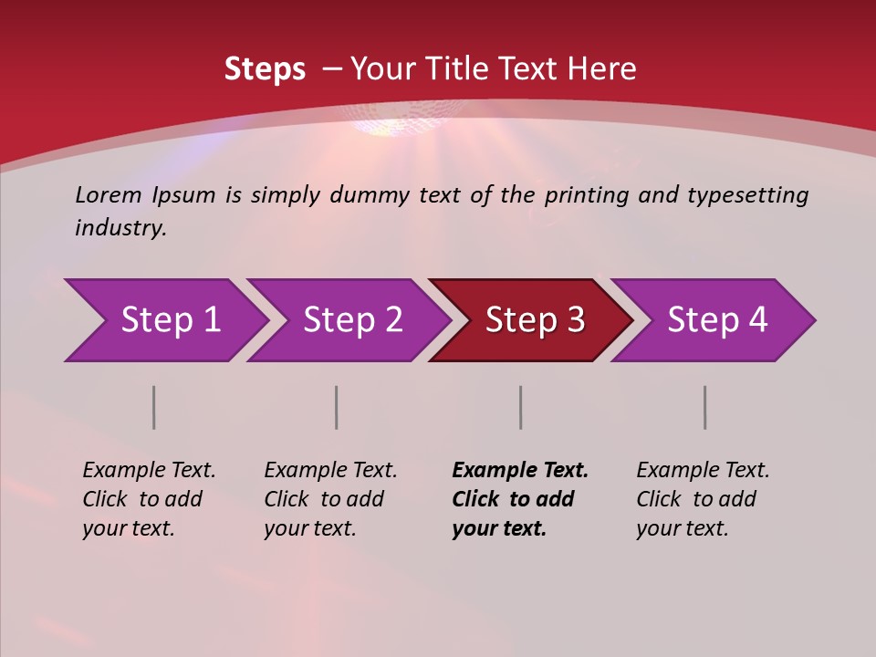 Atmosphere Pub Disco PowerPoint Template