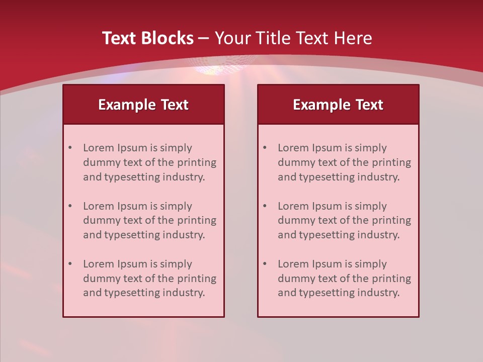 Atmosphere Pub Disco PowerPoint Template