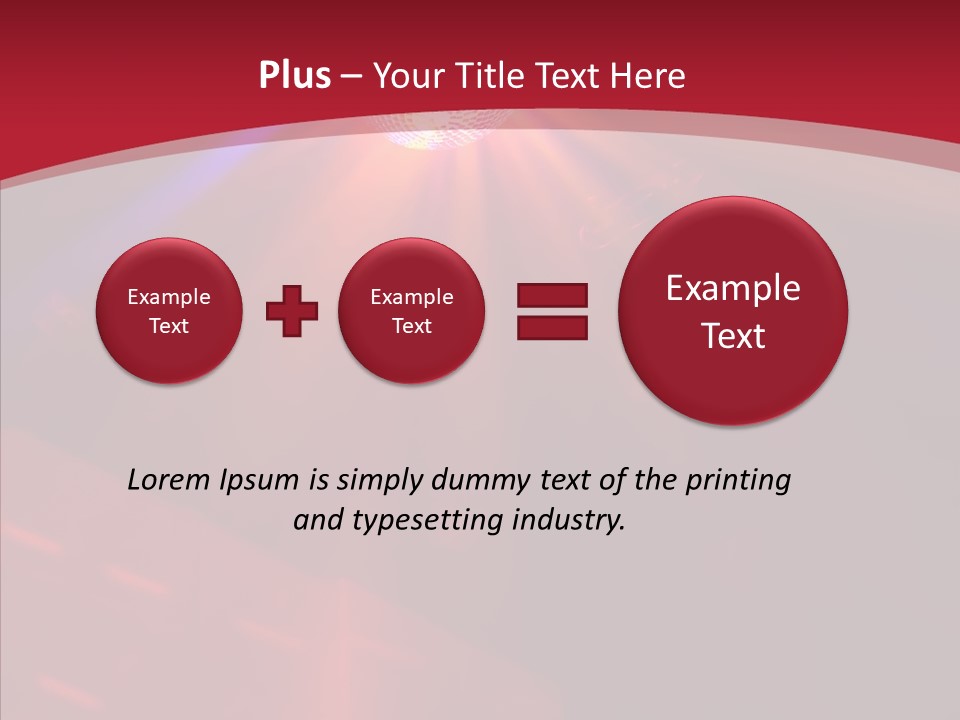 Atmosphere Pub Disco PowerPoint Template