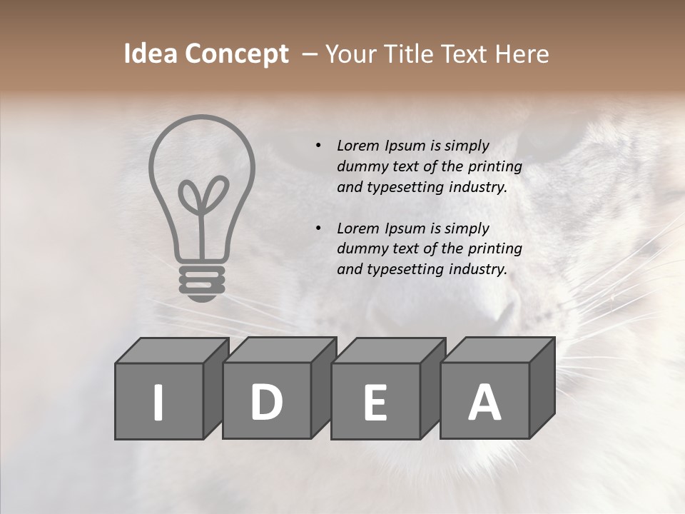 Mammal Zoo Portrait PowerPoint Template