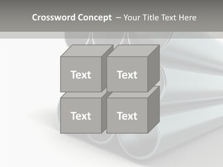 Close Up Pipeline Stainless PowerPoint Template