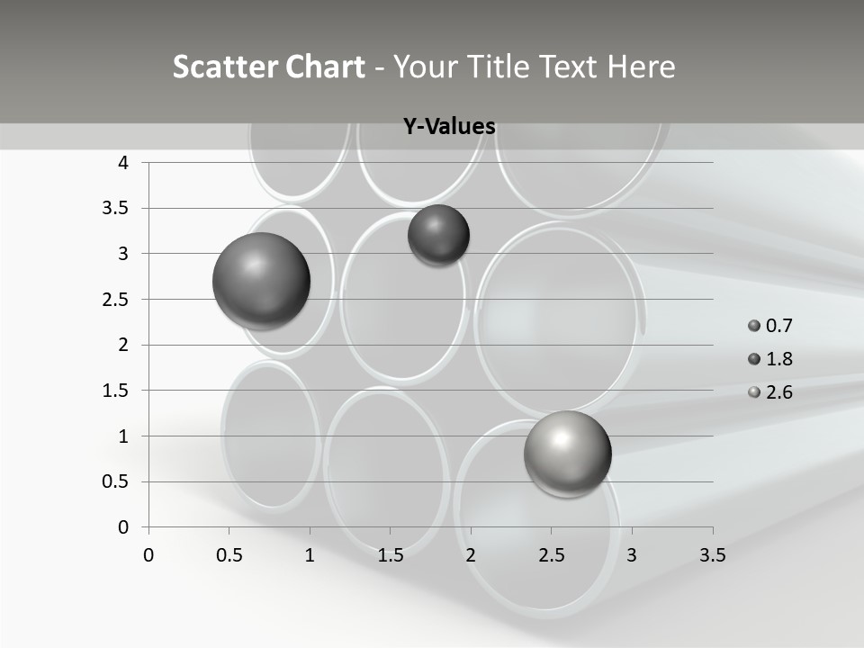 Close Up Pipeline Stainless PowerPoint Template