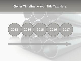 Close Up Pipeline Stainless PowerPoint Template