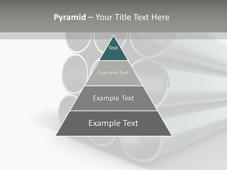 Close Up Pipeline Stainless PowerPoint Template