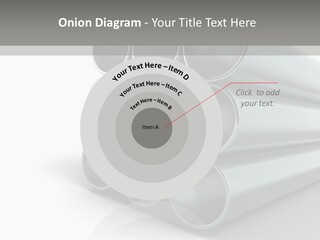 Close Up Pipeline Stainless PowerPoint Template