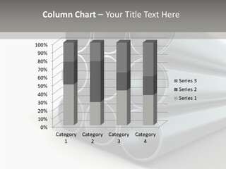Close Up Pipeline Stainless PowerPoint Template