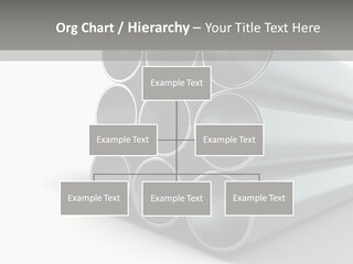 Close Up Pipeline Stainless PowerPoint Template
