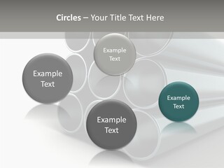 Close Up Pipeline Stainless PowerPoint Template
