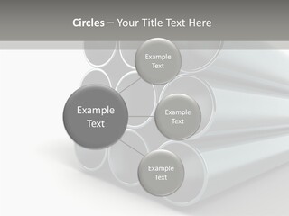 Close Up Pipeline Stainless PowerPoint Template