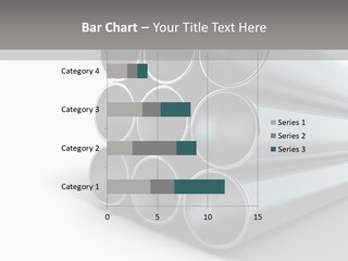 Close Up Pipeline Stainless PowerPoint Template