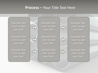 Close Up Pipeline Stainless PowerPoint Template