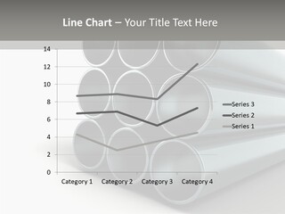 Close Up Pipeline Stainless PowerPoint Template
