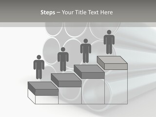 Close Up Pipeline Stainless PowerPoint Template
