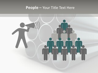 Close Up Pipeline Stainless PowerPoint Template
